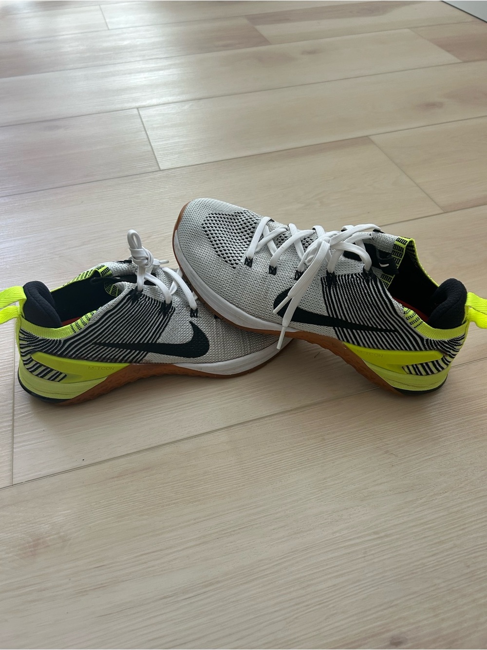 Nike Metcon DSX Flyknit 2 White Volt - size 9.5